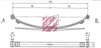 Коренной лист рессоры Спринтер DB412 и Крафтер