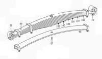 Коренной лист 10ти листовой рессоры 3753200002