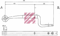 Полурессора BPW 575х365(940)х70мм