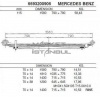 4-й лист рессоры 609-711 4.3t задний