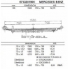 Рессора 4-х листовая 609-711 4.3t