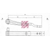 Полурессора 500x435(305375)mm 148x100mm с бандажем SAF (Marshall)